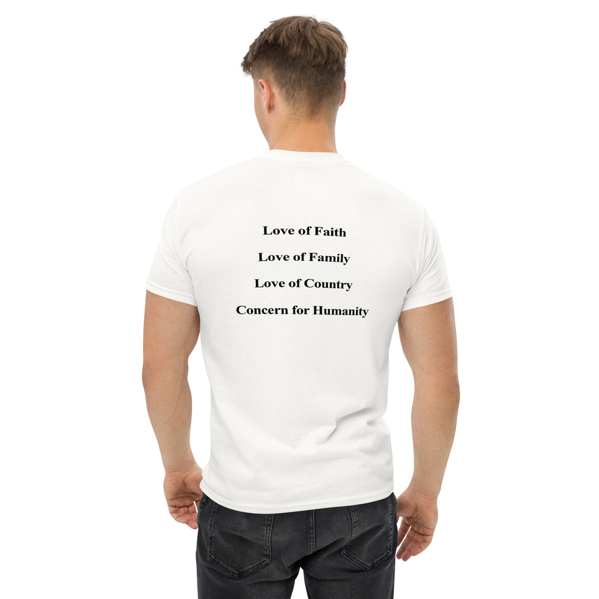 Love & Concern Logo | Short Sleeve T-Shirt White